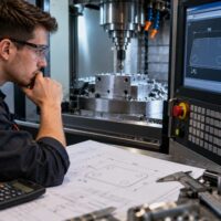 Analiza geometrii detalu przy sterowaniu CNC