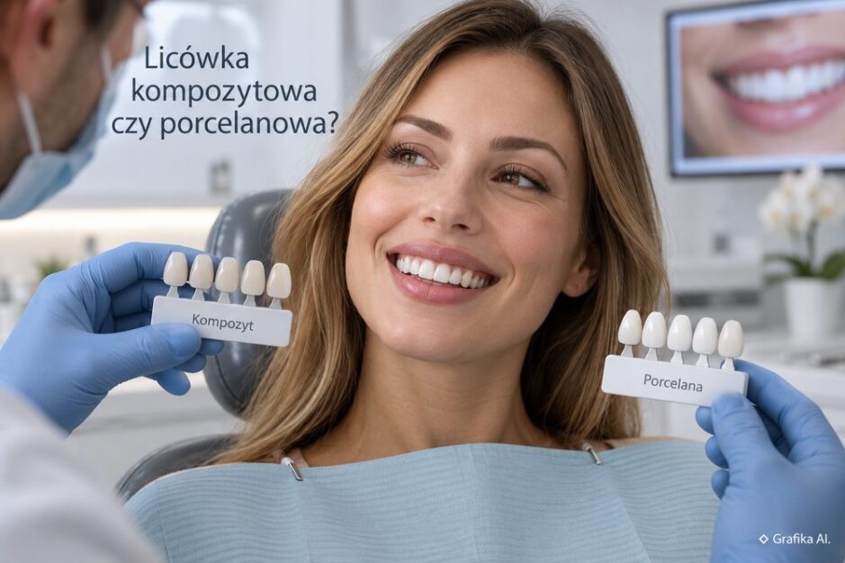 Porównanie licówek kompozytowych i porcelanowych w gabinecie