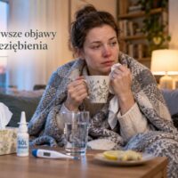 Odpoczynek w domu przy pierwszych objawach przeziębienia